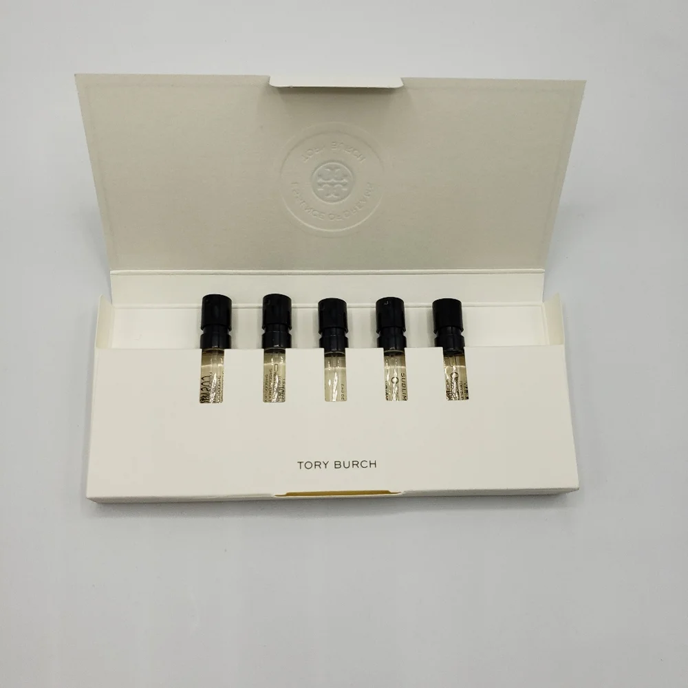 Tory Burch Cosmic Wood, Electric Sky, Sublime Rose, Mystic Geranium, Div…